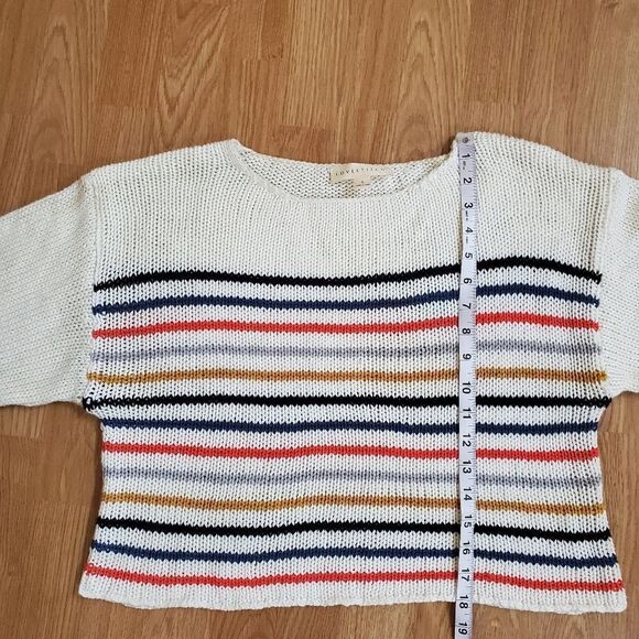 Lovestitch Sera Striped Knit Pullover sz Sm - Picture 7 of 11